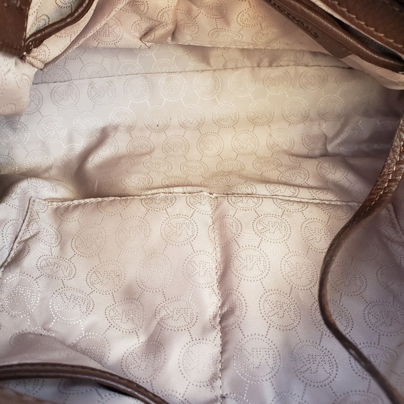 Michael Kors Hamilton North South Large Woven Satc - Picture 5 of 5